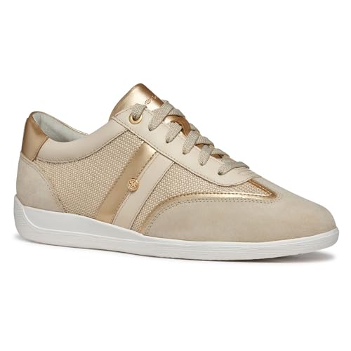 Geox Femme D Myria B Basket, Lt Gold/Lt Taupe, 39 EU