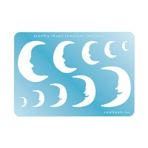 Cool Tools - Jewelry Shape Template - Moon Faces