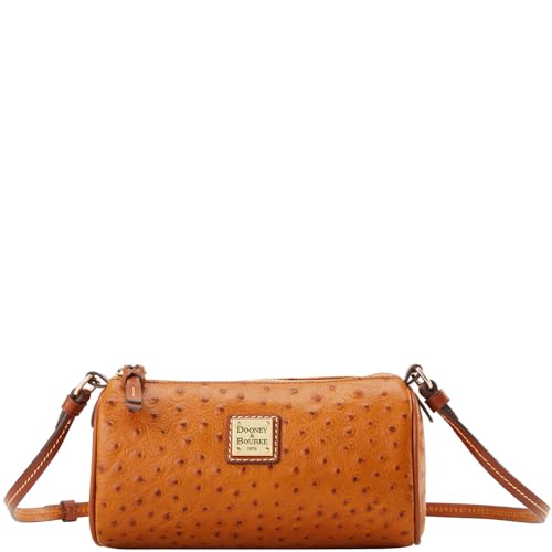 Dooney & Bourke Handbag, Ostrich Buffy Crossbody - Brown