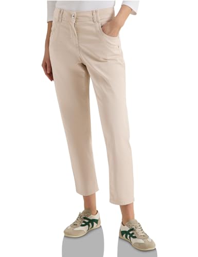 Pantalon slim femme Cecil 3818071 coton stretch confortable noir