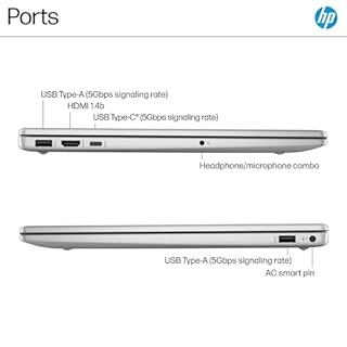 HP 15.6" Touchscreen Business Laptop, 32GB RAM 1.5TB Storage (1TB SSD+512GB Docking Station Set), 6-Cores Intel Core i3, Windows 11, PLUSERA Earphones, Silver