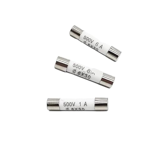 Fusibles cerámicos de acción rápida 6x30mm 8A que evitan sobrecargas en equipos de sonido