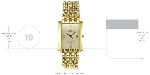 Titan Regalia Analog Gold Dial Men's Watch -NM1927YM05 / NL1927YM05/NP1927YM05