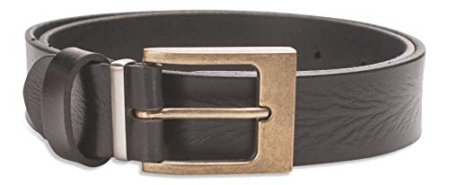 Ceinture en cuir pleine fleur homme noir et marron, l'élégance intemporelle
