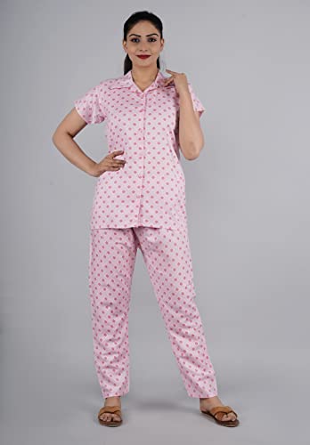 Image of BLACK MACY Women's Rayon Printed Night Suit Set