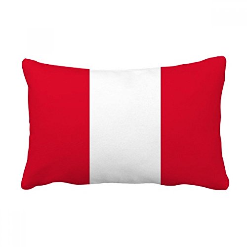 Pérou Drapeau National Idée Cadeau Originale Coussin Décoratif