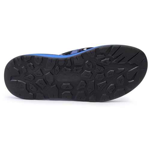 Image of MALIDA Mens Flip Flops Non-Slip Bathroom Shower Shoes Cushion foam Indoor and Outdoor Thong Sandals