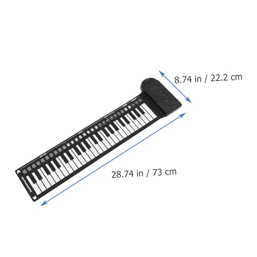 CORHAD 1 Set 49 Claviers De Piano À Touches Piano pour Enfants Piano pour Enfants Clavier De Musique Piano pour Enfants Musique Enroulable Piano Clavier Pianos Piano Roulé À La Main - Les Beatles, Paul McCartney, John Lennon, RIngo Starr, George Harrison CORHAD 1 Set 49 Claviers De Piano À Touches Piano pour Enfants Piano pour Enfants Clavier De Musique Piano pour Enfants Musique Enroulable Piano Clavier Pianos Piano Roulé À La Main – Image 3
