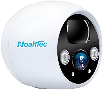 NoahTec Home Security Cameras Wireless Outdoor, 2K Wireless Security Camera System Solar/Battery Power with 180-Day Battery Life, PIR Detection, IP67, 2-Way Audio, Color Night Vision, No Monthly Fee