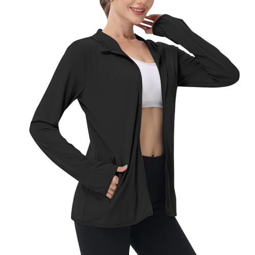 Sudadera con capucha negra 5XL para protección solar y deporte ligero 4