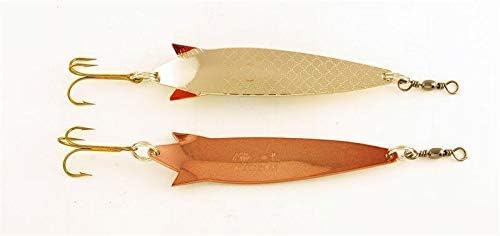Allcock Copper Silver Lurgan Spoon Toby Salmon Lure