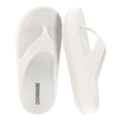 Image of CUSHIONAIRE Women's Fling recovery cloud pool slides sandal with +Comfort
