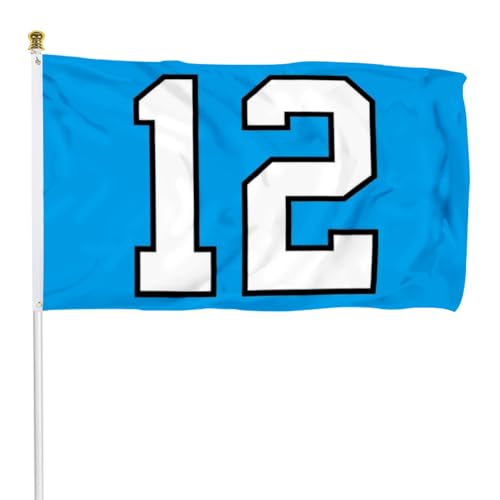 Fyon Large 12TH Man Light Blue Flag 3X5Ft by Fyon - Image 3