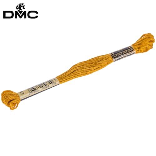 Image of Hobby Lobby DMC Cotton Embroidery Floss - 783 Medium Topaz, Set of 12