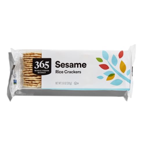 365 by Whole Foods Market Sesame Rice Crackers, 3 OZ