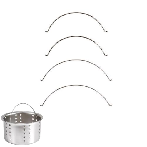 Gancho para colador de fregadero de cocina, acero inoxidable, 4 unidades