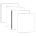 Sunco Lighting 4 Pack 2x2 LED Flat Panel Light 5000K Daylight, 40W, Dimmable 0-10V, 4400 LM, Back-Lit Drop Ceiling Troffer Replacement Light Fixture, Direct Wire Dustproof Commercial Grade - ETL, DLC