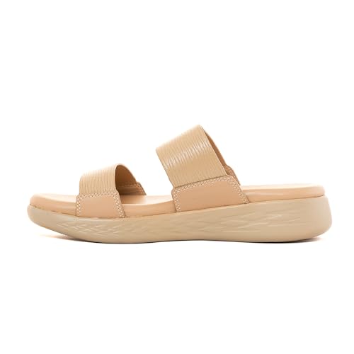 Image of Khadim's Softouch Platform Heel Slip On Sandal for Women
