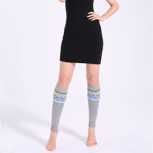 Gretd 3 Pair Women Socks Bohemian Leg Warmers Boots Heaps More Sets Of Autumn And Winter To Keep Warm Leg Warmers (Color : B, Size : 42Cm) #TOP5