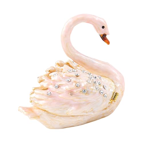 Boîte à bijoux pour couples en métal et grand format pour ranger vos bagues