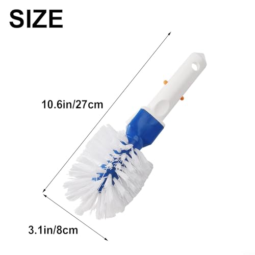 CookiBlend Pool Cleaning Brush, Swimming Pool Step Corner Brush Round Head Pool Cleaning Brushes for Corners Steps Stairs Spa Jets, N2FJ473GF8UQWM8KOBBS977R735N