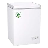 Bruttorauminhalt: 101 Liter Tiefkühltruhe, Kühltruhe 98 Liter in weiß, mit Klappdeckel