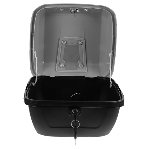 Coffre arrière pour moto grand volume Mikikit : rangement étanche et installation facile en métal