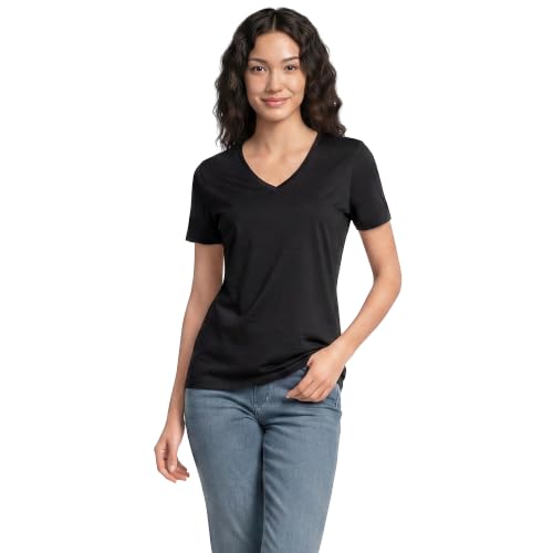 Image of Lands' End Women's Supima V-Neck T-Shirt
