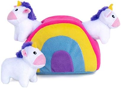 zippy burrow dog toy