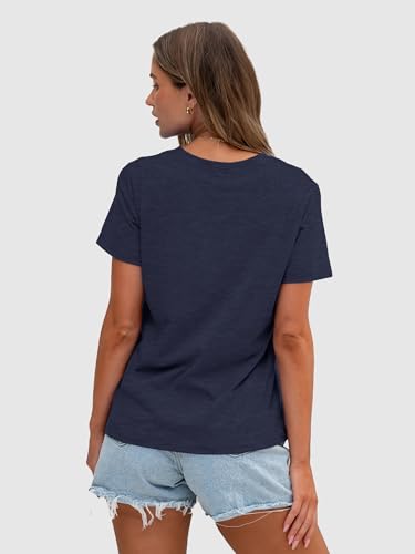Image of Anbech Womens Dandelion Graphic T-Shirts Teen Girls Cute Sunflower Print Casual Tee Tops