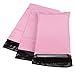 Teqooza 10 x 13.6 inch Pink Poly Mailer Envelopes Shipping Bags with Self Adhesive Strip, Waterproof and Tear-Proof Postal Bags, Pack of 30