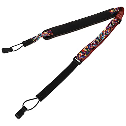 Sangle de guitare pratique et pratique en coton PU – Sangle pliable pour guitare et ukulélé – Multicolore – Taille… - Les Beatles, Paul McCartney, John Lennon, RIngo Starr, George Harrison Sangle de guitare pratique et pratique en coton PU - Sangle pliable pour guitare et ukulélé - Multicolore - Taille…