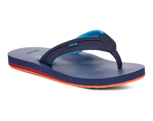 Image of Sanuk Mens Ziggy ST | Flip Flops for Men | Mens Sandals | Beach Sandals | Water Friendly & Lightweight | Comfort Footbed