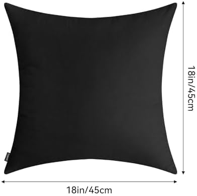 Miniatura 8 de Coddsmz Paquete de 6 fundas de almohada decorativas 100% algodón, cuadradas, sólidas, para Halloween, para el hogar, sofá, dormitorio, paquete de 6