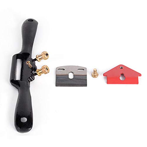 Foto von verstellbares flaches Spokeshave-Holzhobel-Tischlerhandwerkzeug,Schweifhobel, Holzbearbeitung Einstellbar Schneiden Kante Speiche Rasur Schabhobel Holz Handhobel