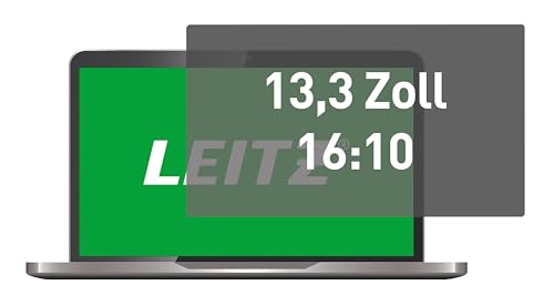 Filtro de privacidad Leitz para pantallas de 13,3" con filtro de luz azul