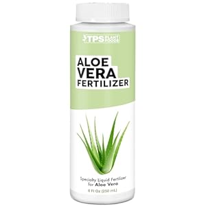 Aloe Vera Fertilizer for All Aloe and Succulent Plants, Liquid Plant Food 8 oz (250mL)