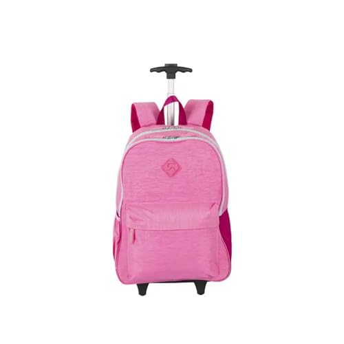 Mochila Carrinho Externo Sestini Rolling Crinkle 2 Double Rosa - Pink