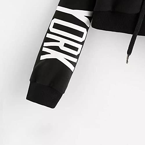 Sudaderas Adolescentes Chicas, Fossen Sudaderas Mujer Tumblr con Capucha - Emoticon Estampado Blusa Tops Camiseta de Manga Larga (Girl - Rosa, M)