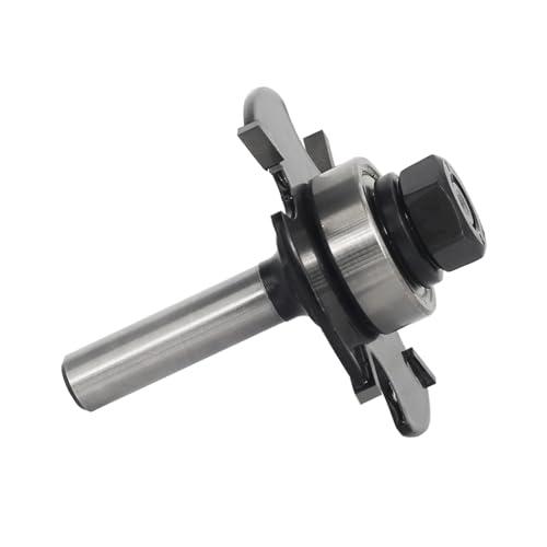 AKYLIN Scheibennutfräser 8mm Schaft,Biscuit Holzfräser mit Lager,Scheibennutfräser Für Oberfräse,Falzfräser,Scheiben Schnitthöhe 2.5mm