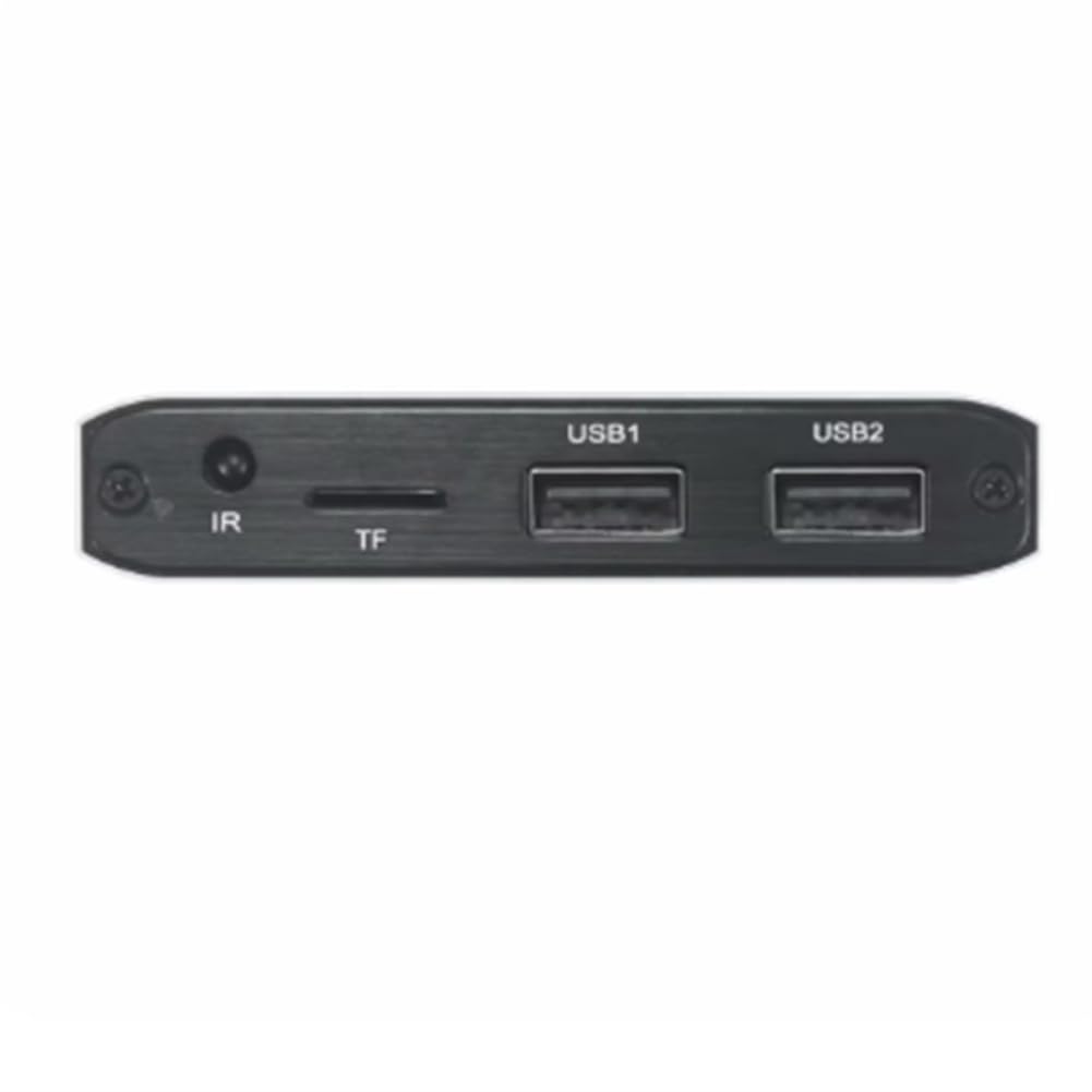 Mini 4K 265 Reproductor de Publicidad Media Player Soporte TF Tarjeta de Disco USB 1080P Full HD Multimedia HDD Player Enchufe de la UE