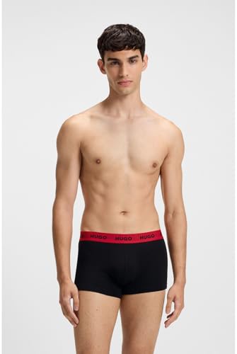 Hugo Trunk Triplet Pack ropa interior masculina tipo bóxer corto transpirable 7