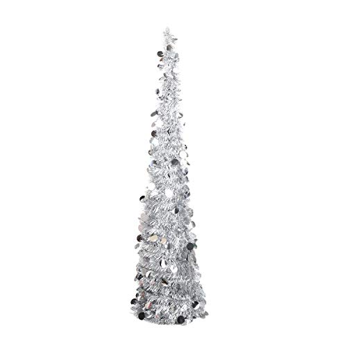 LOKIPA Árbol de Navidad plegable de 1,5 m y 1,5 m con...