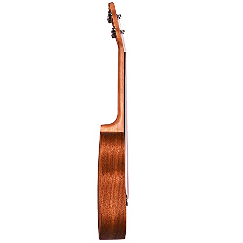 Kadence Concert Ukulele - Mahogany Wooden Ukulele for Beginners - Acoustic - 4 String - 24 Inch - With Tuner and Bag
