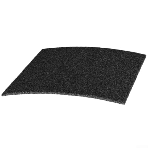 Pumixiy Filtro de carbón activado para microondas para campanas extractoras, filtro de grasa y aire absorbente, 436 x 360 x 10 mm, cuna de fibra