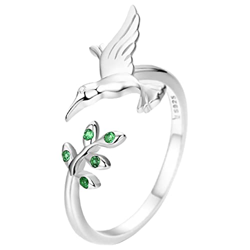 Bague pour femme LIFKOME ouverte et ajustable au design créatif anti-pincement