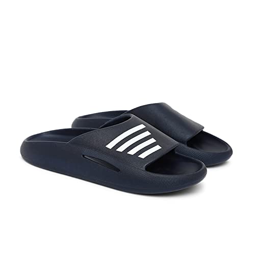 Image of TRASE Men's Flip-Flops & Slippers | Light weight Home Slippers for Men & Boys | Comfortable, Classy, Cushioned, Shock Absorbent & Long Lasting Chappals| Leisure Wear in Cool, Solid Summer Colours