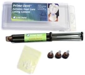 Prime Dental 100-101 Resin Luting Cement Dual Cure Automix Syringe Kit A2 10 Gm