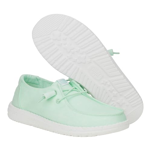 Image of HEYDUDE Women's Wendy Stretch Canvas Slip On Shoes | Easy On Loafer