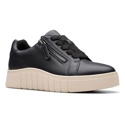 Clarks Mykah Joy mocassins en cuir noir premium pour femme de taille 6
